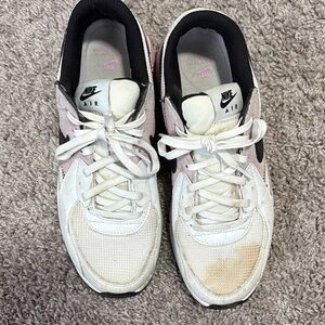 Nike Women's Sneakers - White and Pink